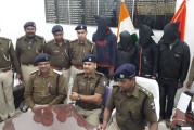 पेट्रोल पंप के चार शातिर लूटरें मुजफ्फरपुर पुलिस की गिरफ्त में