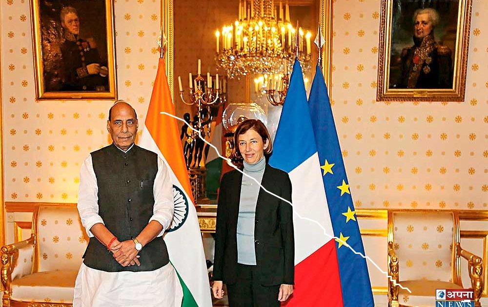 French Defense Minister Florence Parle wrote a letter to Rajnath Singh paying tribute to the martyred 20 Indian soldiers that France was in this difficult time